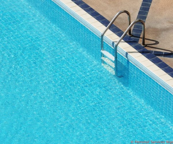 Swimming pool construction and waterproofing project, by Ferrozoil Services Nigeria Limited