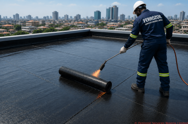 Waterproof Roof Membrane Systems Ferrozoil Services Nigeria Limited Roof Waterproofing Services: Roof Waterproofing -Membrane Service